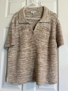 Haven Well Within Summer Sweater - Beige Taupe Womens XL EUC Heavyweight